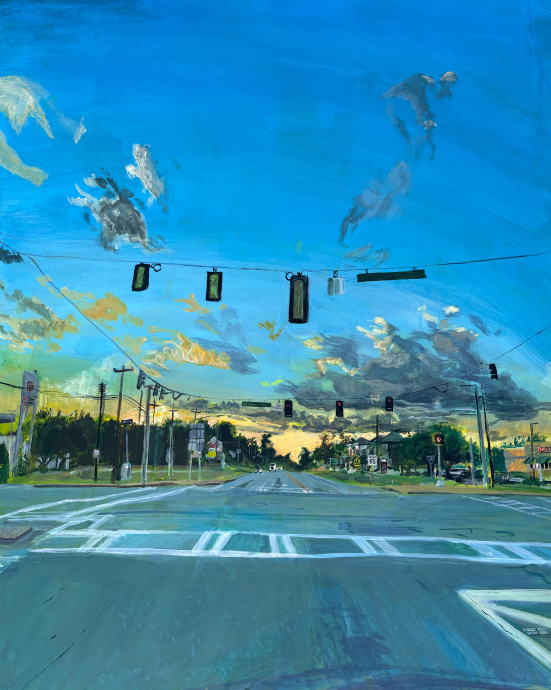 “I’ll Be Home Soon”, 2026, acrylic, 24 x 30 inches